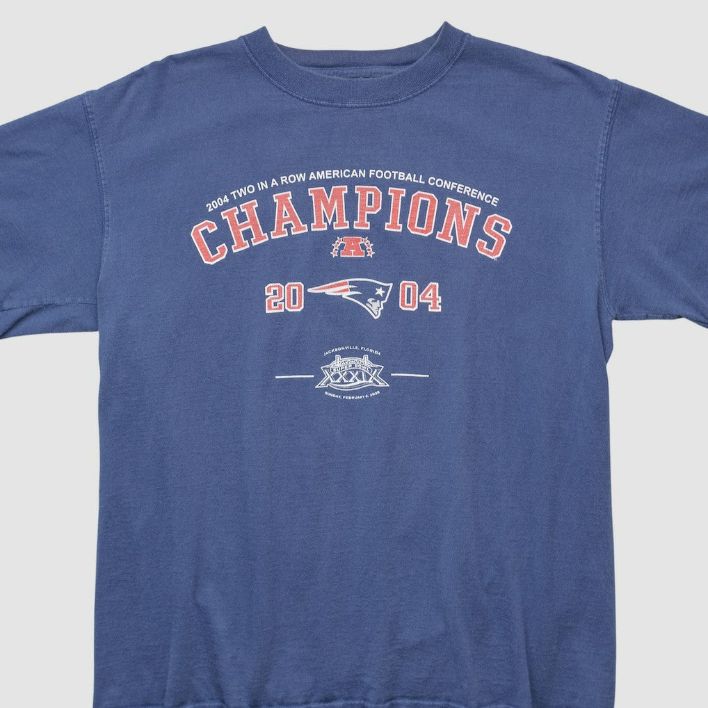 New England Patriots 2004 T-shirt - Navy Vintage - Fanatics