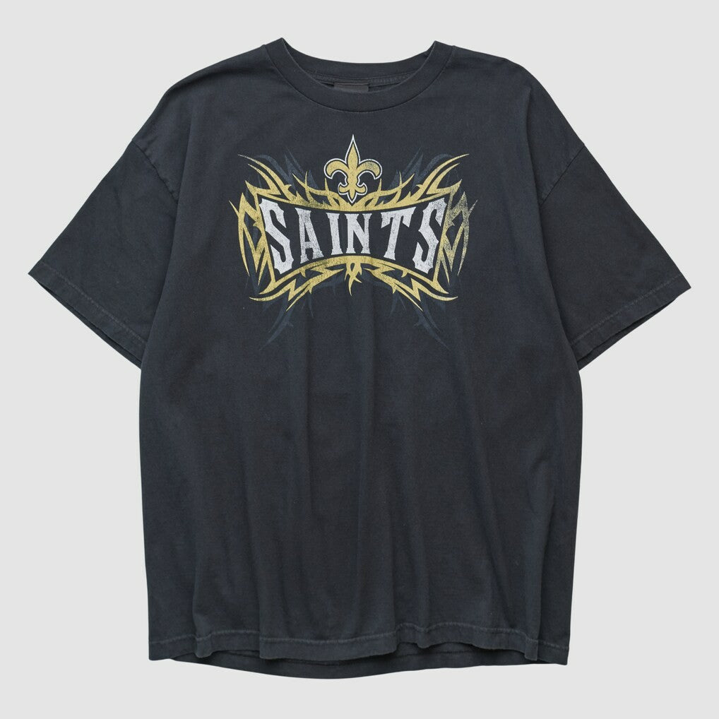 New Orleans Saints Reebok 2000s T-shirt - Black Vintage - Fanatics