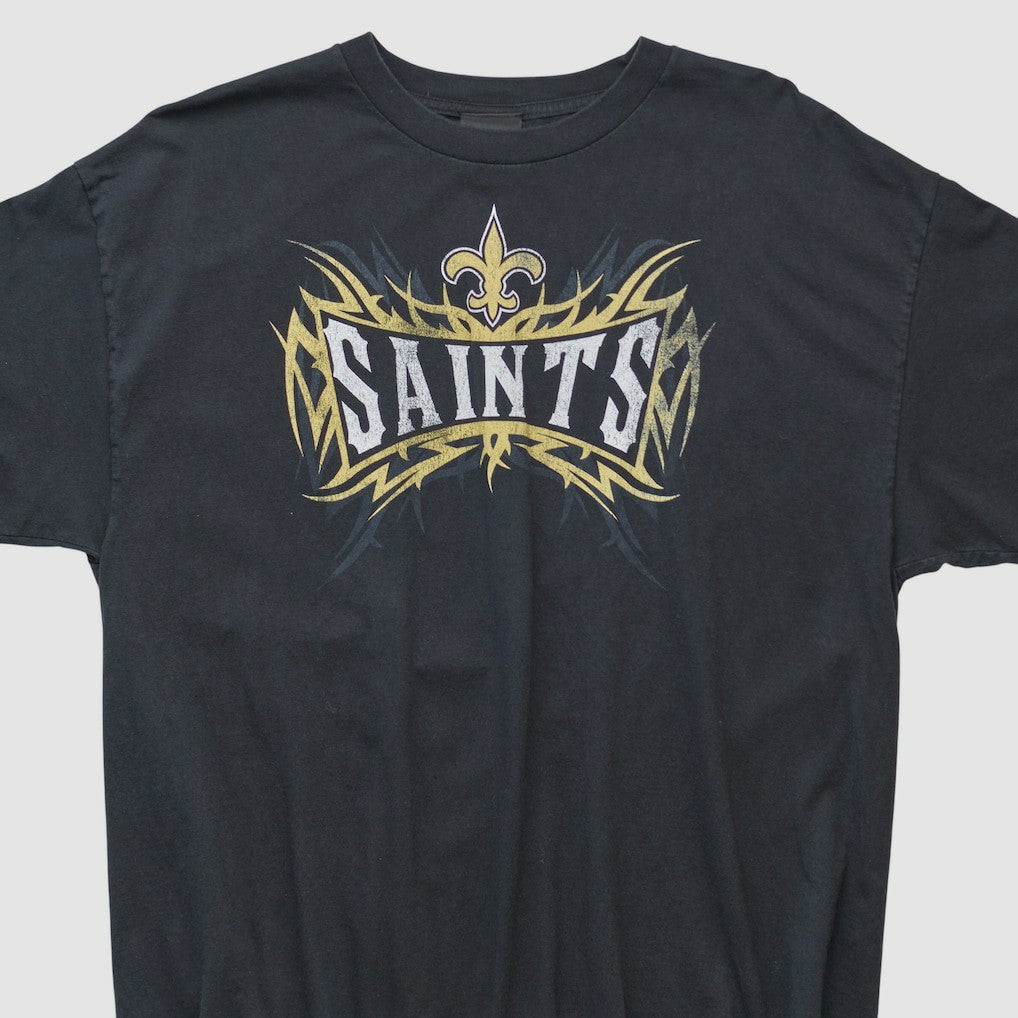 New Orleans Saints Reebok 2000s T-shirt - Black Vintage - Fanatics