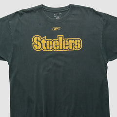Pittsburgh Steelers Reebok 2000s T-shirt - Black Vintage - Fanatics