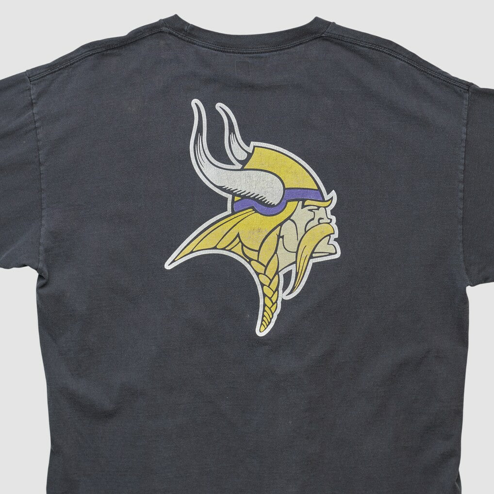 Minnesota Vikings NFL 2000s Long Sleeve T-shirt - Black Vintage - Fanatics