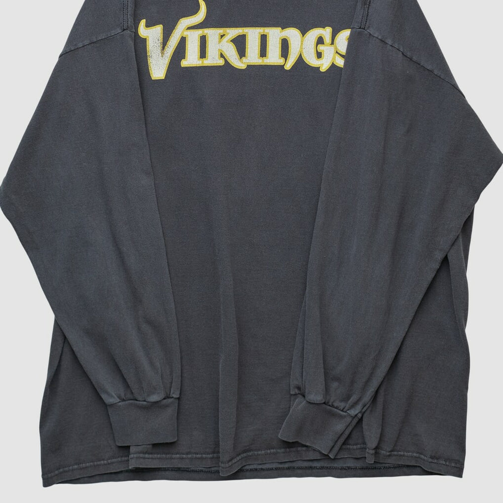 Minnesota Vikings NFL 2000s Long Sleeve T-shirt - Black Vintage - Fanatics