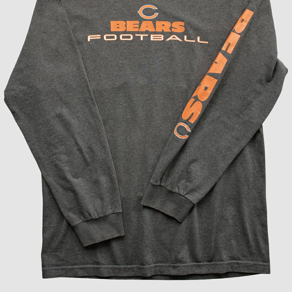 Chicago Bears NFL 2010s Long Sleeve T-shirt - Dark Heather Gray Vintage - Fanatics