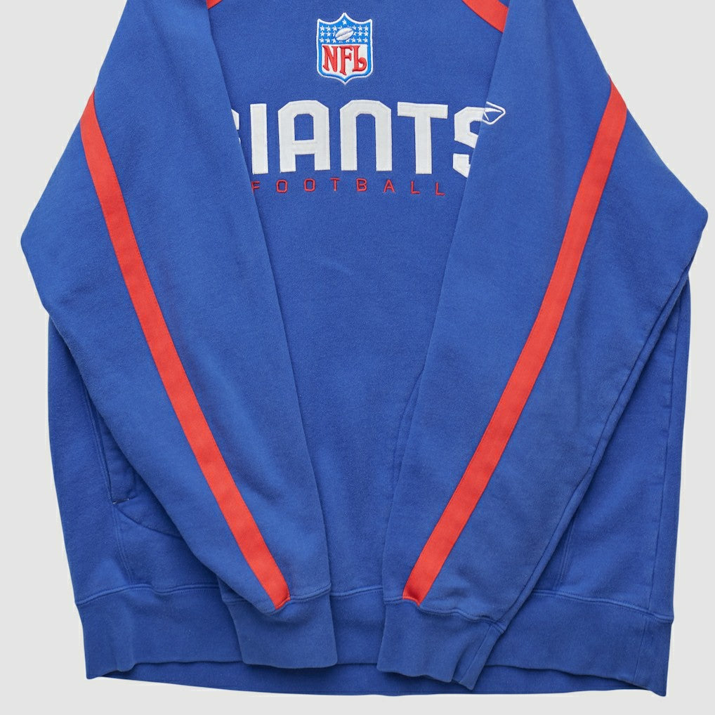 New York Giants Reebok 2000s Hooded Pullover Sweatshirt - Blue Vintage - Fanatics