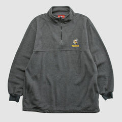 Minnesota Vikings NFL 2000s 1/4 Zip Sweatshirt - Dark Heather Gray Vintage - Fanatics