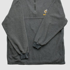 Minnesota Vikings NFL 2000s 1/4 Zip Sweatshirt - Dark Heather Gray Vintage - Fanatics