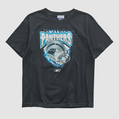 Carolina Panthers Reebok 2000s T-shirt - Black Vintage - Fanatics