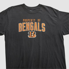 Cincinnati Bengals Reebok 2000s T-shirt - Black Vintage - Fanatics