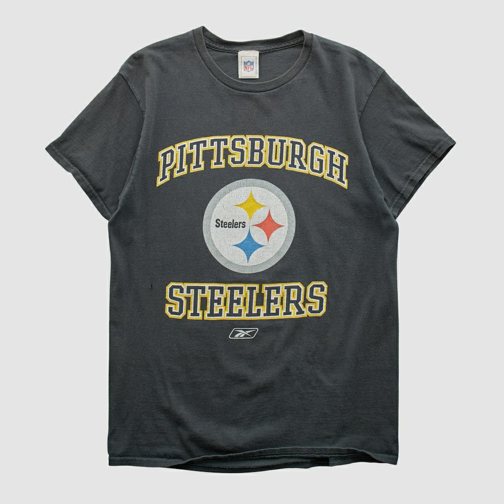 Pittsburgh Steelers Reebok 2000s T-shirt - Black Vintage - Fanatics