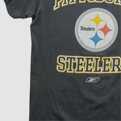 Pittsburgh Steelers Reebok 2000s T-shirt - Black Vintage - Fanatics
