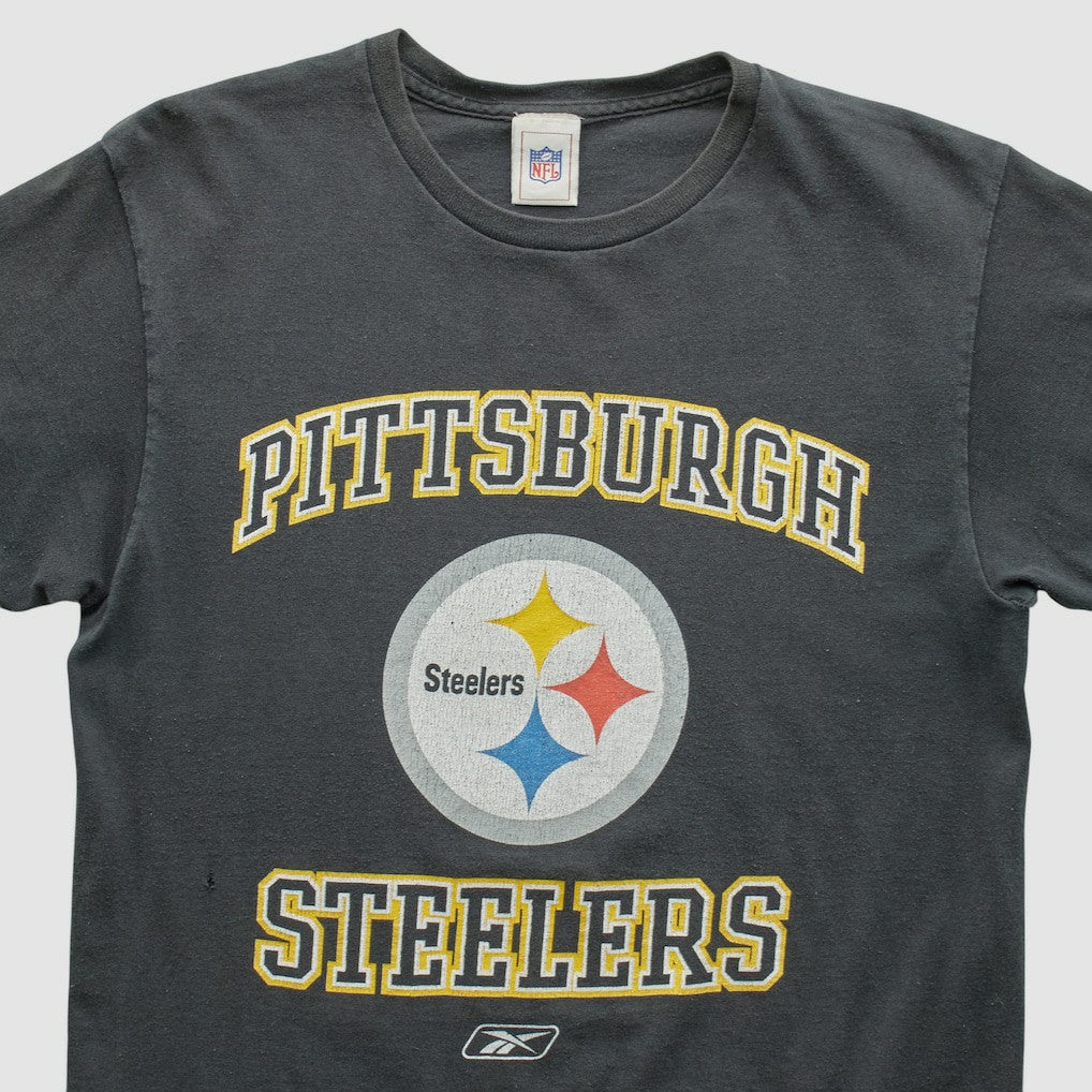 Pittsburgh Steelers Reebok 2000s T-shirt - Black Vintage - Fanatics