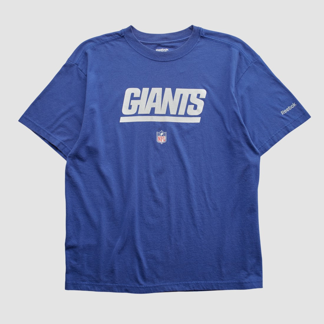 New York Giants Reebok 2000s T-shirt - Blue Vintage - Fanatics