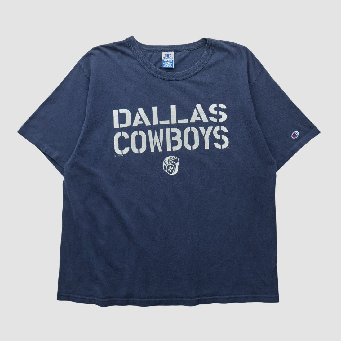 Dallas Cowboys Champion 90s T-shirt - Navy Vintage - Fanatics