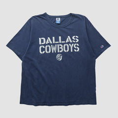 Dallas Cowboys Champion 90s T-shirt - Navy Vintage - Fanatics