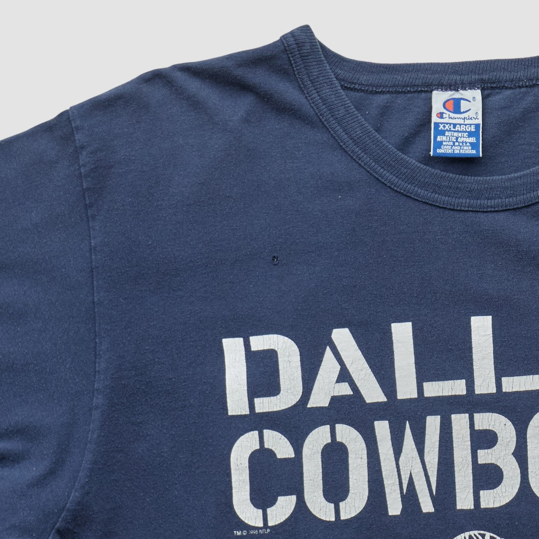 Dallas Cowboys Champion 90s T-shirt - Navy Vintage - Fanatics