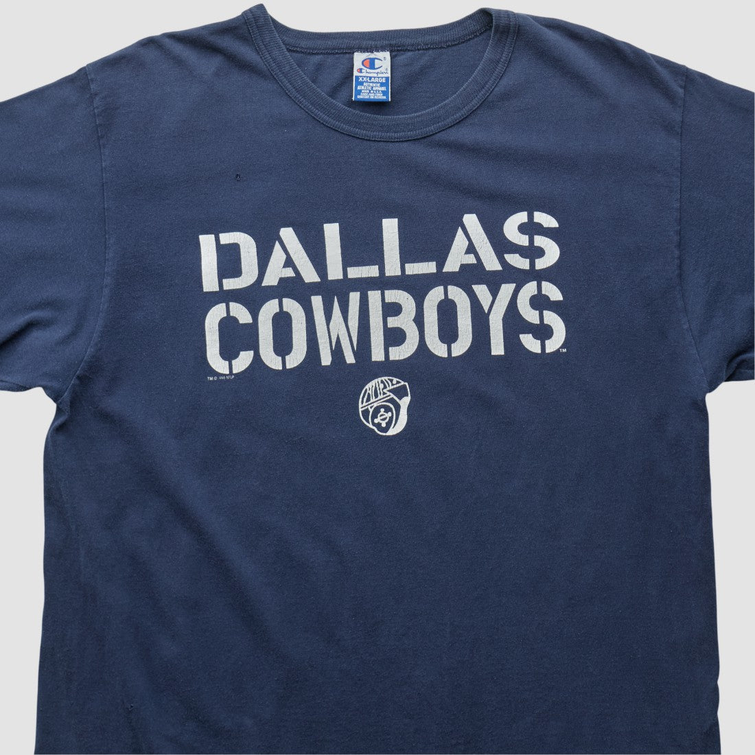 Dallas Cowboys Champion 90s T-shirt - Navy Vintage - Fanatics