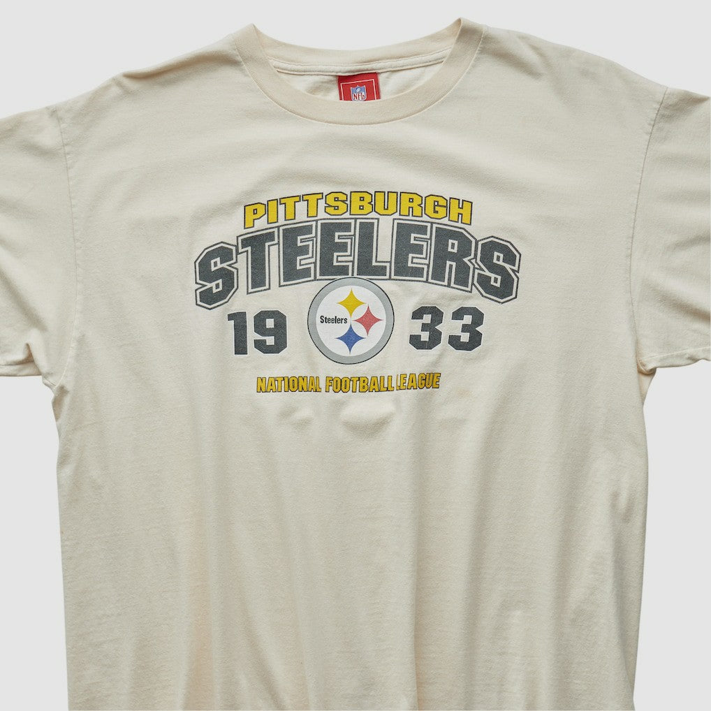 Pittsburgh Steelers NFL 2000s T-shirt - Beige Vintage - Fanatics