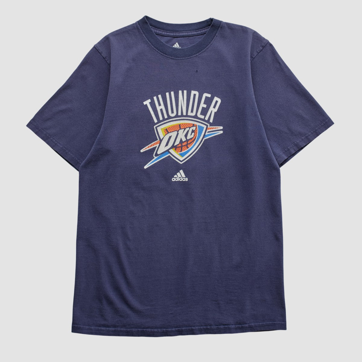 Adidas Oklahoma City Thunder 2010s T-shirt Navy Vintage