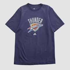 Adidas Oklahoma City Thunder 2010s T-shirt Navy Vintage