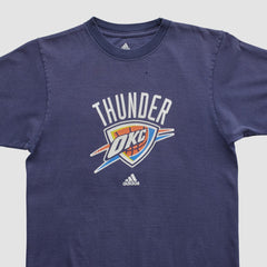 Adidas Oklahoma City Thunder 2010s T-shirt Navy Vintage