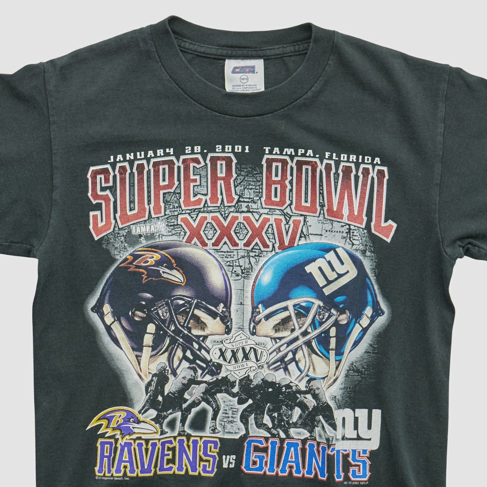 Baltimore Ravens CSA 2001 T-shirt - Black - Yth M Real Vintage - Fanatics