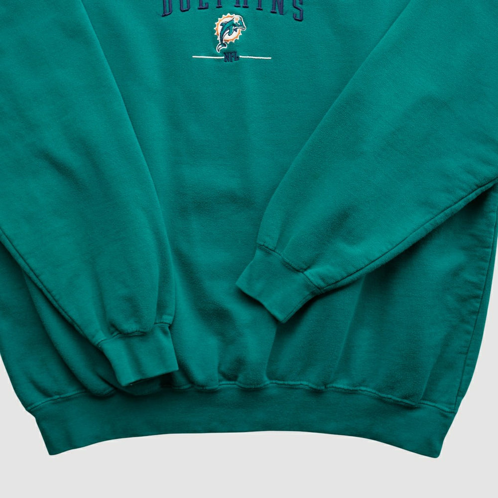 Miami Dolphins NFL 2000s Pullover Sweatshirt - Teal Vintage - Fanatics