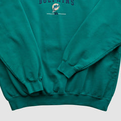 Miami Dolphins NFL 2000s Pullover Sweatshirt - Teal Vintage - Fanatics