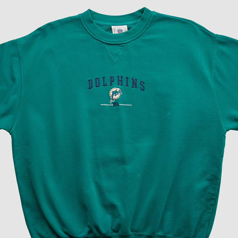 Miami Dolphins NFL 2000s Pullover Sweatshirt - Teal Vintage - Fanatics