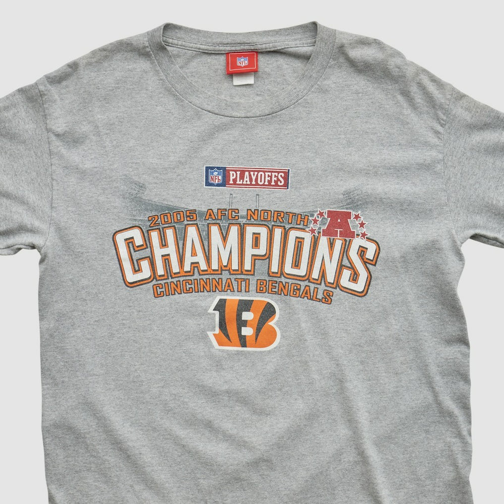 Cincinnati Bengals NFL 2005 Long Sleeve T-shirt - Heather Gray Vintage - Fanatics