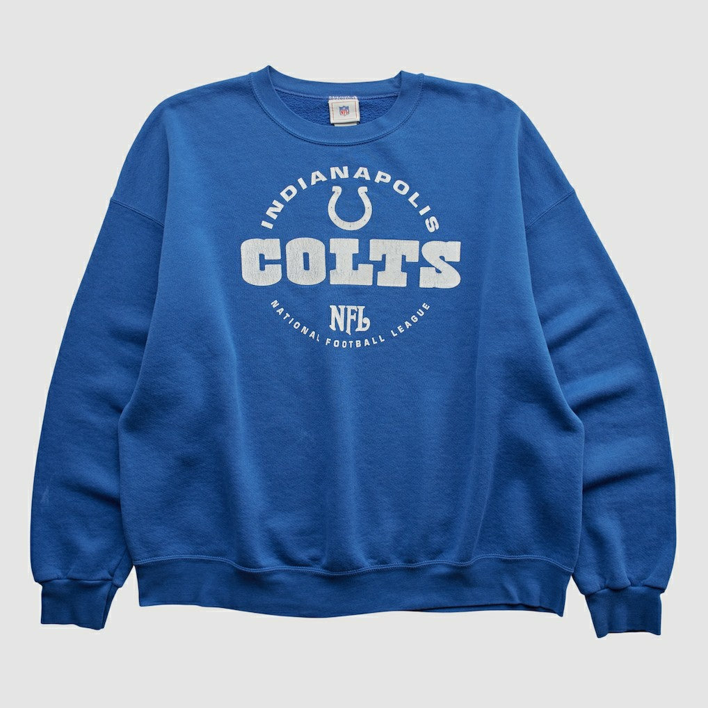 Indianapolis Colts NFL 2000s Pullover Sweatshirt - Blue Vintage - Fanatics