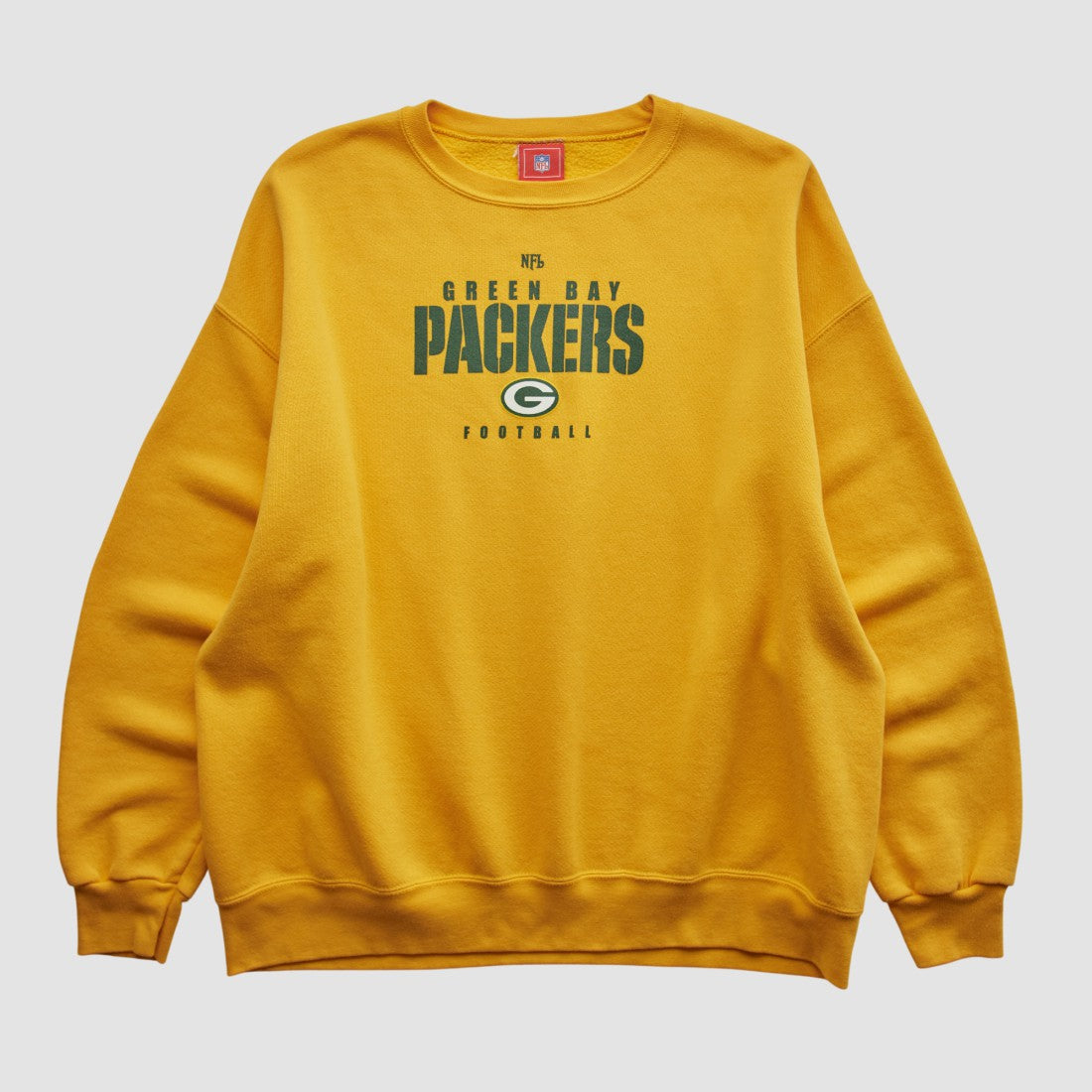 Green Bay Packers NFL 2000s Pullover Sweatshirt - Yellow Vintage - Fanatics