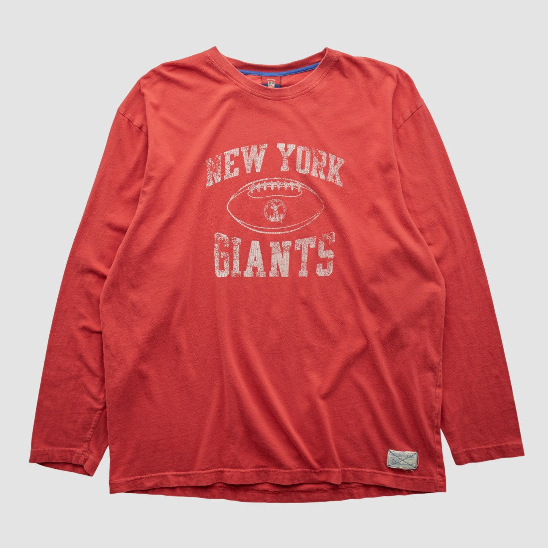 New York Giants Reebok 2000s Long Sleeve T-shirt - Red Vintage - Fanatics