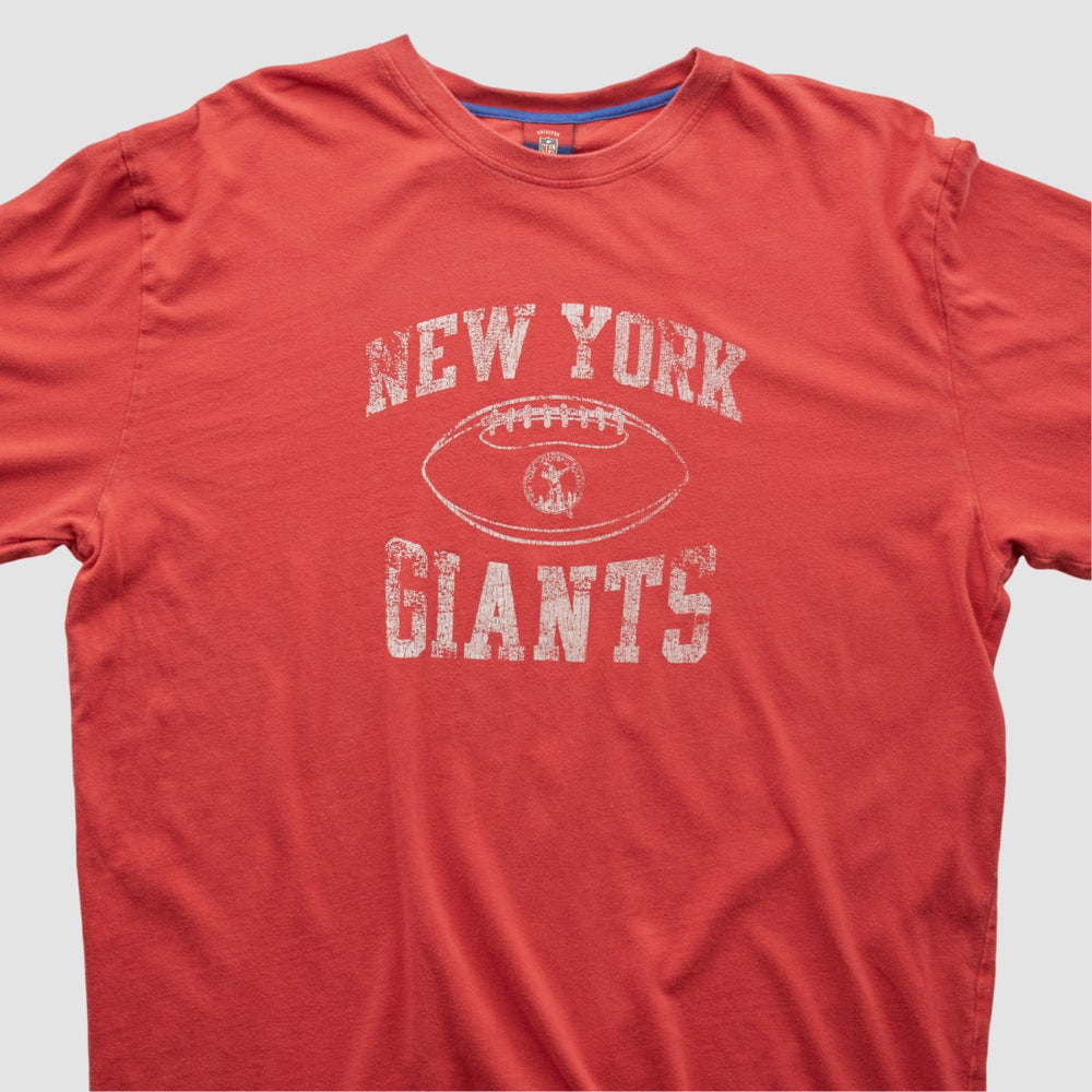 New York Giants Reebok 2000s Long Sleeve T-shirt - Red Vintage - Fanatics