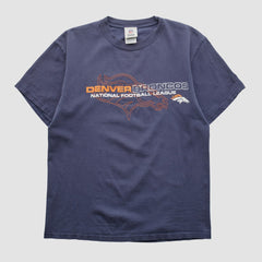 Denver Broncos NFL 2010s T-shirt - Navy Vintage - Fanatics