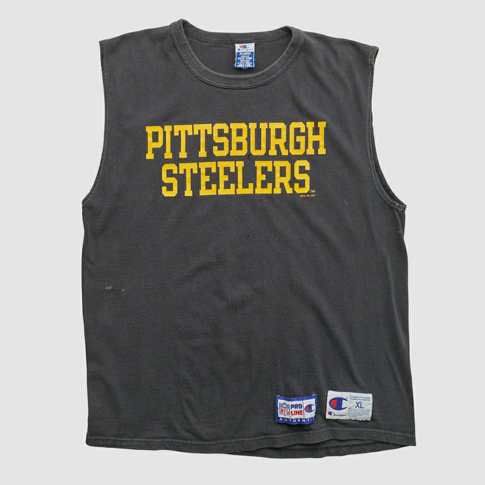 Pittsburgh Steelers Champion 1994 Tank - Black Vintage - Fanatics