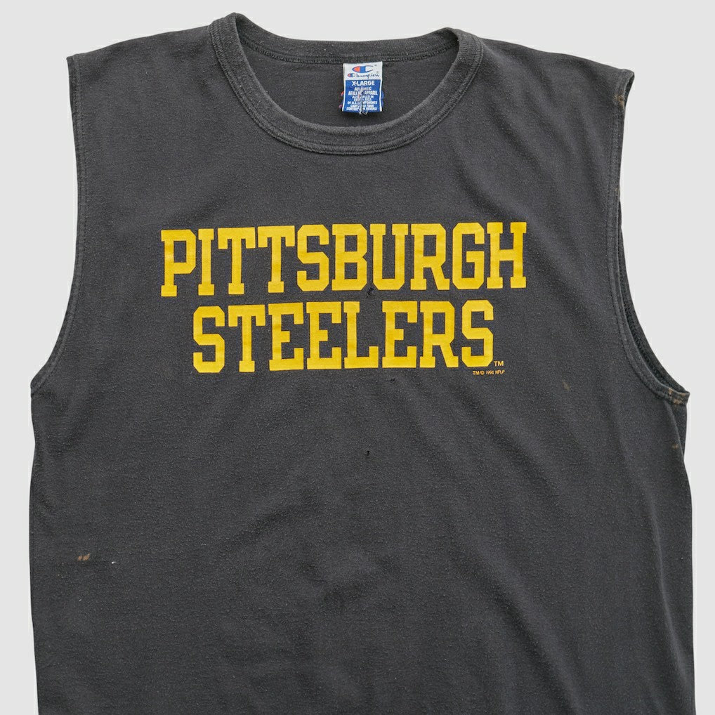Pittsburgh Steelers Champion 1994 Tank - Black Vintage - Fanatics