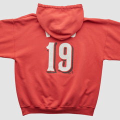 Cincinnati Reds Genuine Merchandise 2000s Hooded Pullover Sweatshirt Discount