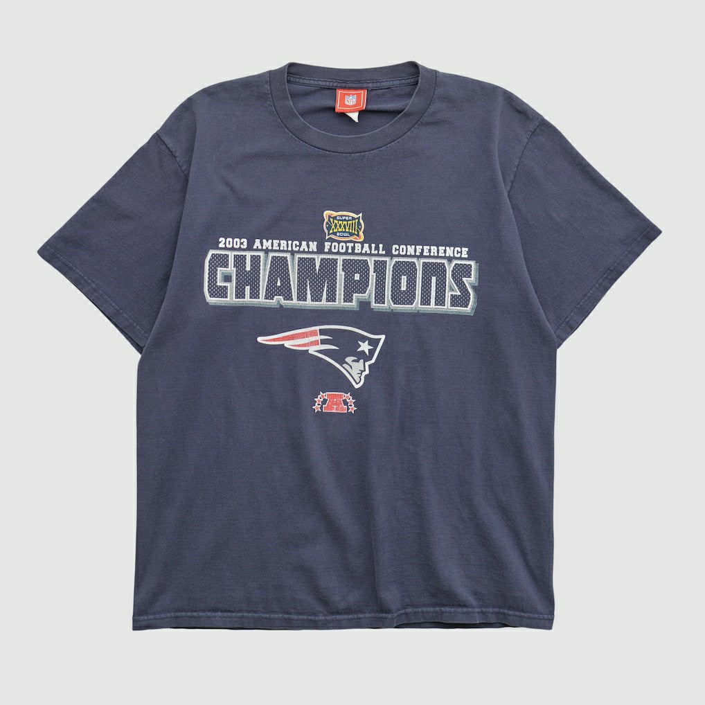 New England Patriots NFL 2003 T-shirt - Navy Vintage - Fanatics