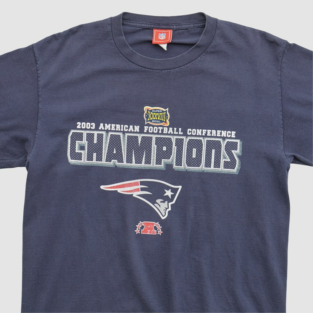 New England Patriots NFL 2003 T-shirt - Navy Vintage - Fanatics