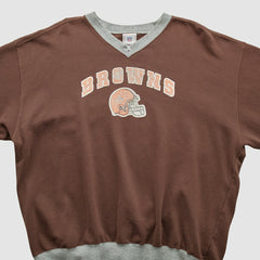 Cleveland Browns NFL 2000s Pullover Sweatshirt - Brown Vintage - Fanatics