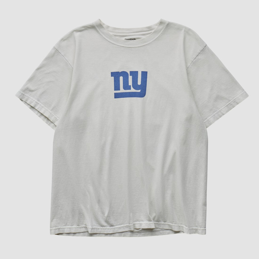 New York Giants Reebok 2000s T-shirt - White Vintage - Fanatics