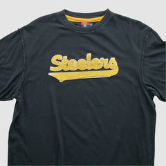 Pittsburgh Steelers Reebok 2000s T-shirt - Black Vintage - Fanatics