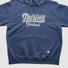 New England Patriots NFL 2000s Hooded Pullover Sweatshirt - Navy Vintage - Fanatics