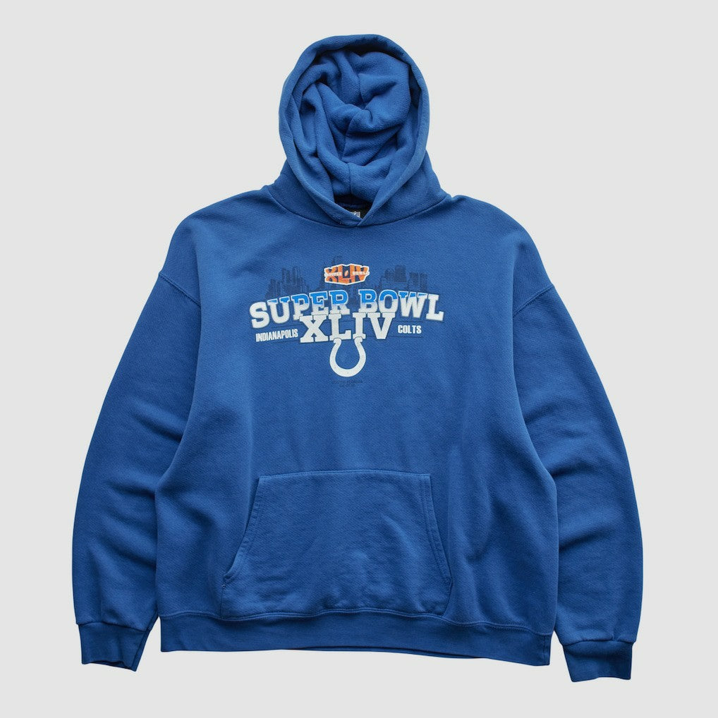 Indianapolis Colts NFL 2010 Hooded Pullover Sweatshirt - Blue Vintage - Fanatics