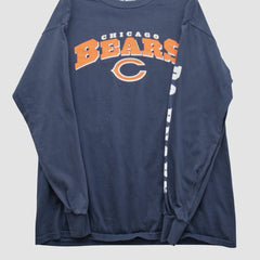 Chicago Bears NFL 2010s Long Sleeve T-shirt - Navy Vintage - Fanatics