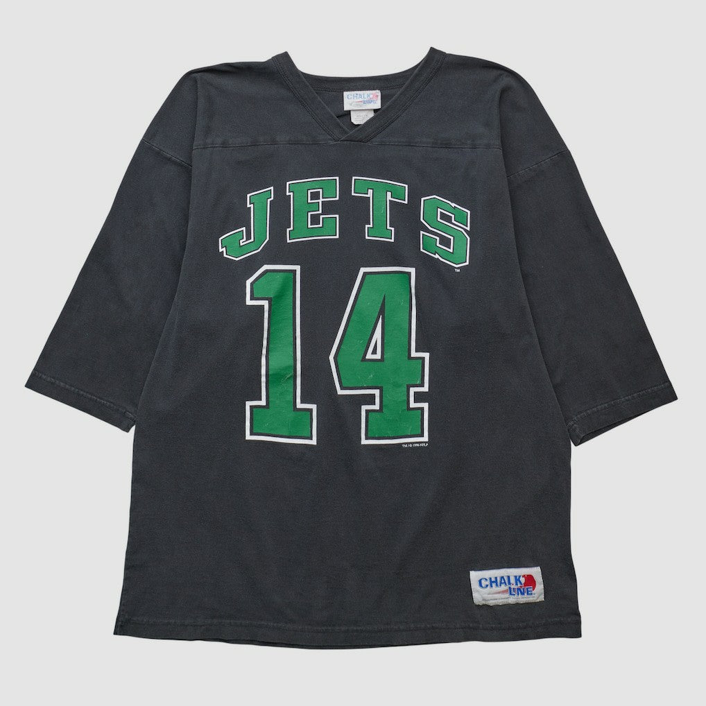 New York Jets Chalk Line 90s T-shirt - Black Vintage - Fanatics