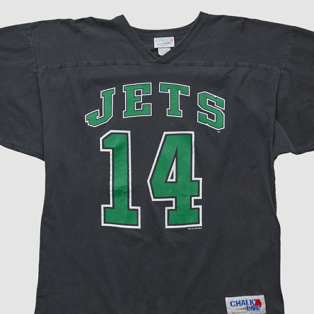 New York Jets Chalk Line 90s T-shirt - Black Vintage - Fanatics