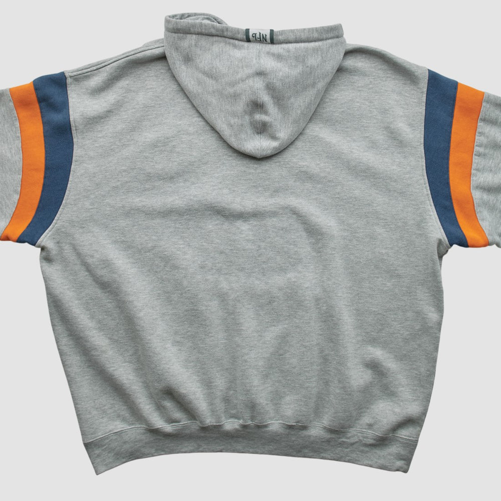 Denver Broncos NFL 2000s Hooded Pullover Sweatshirt - Heather Gray Vintage - Fanatics
