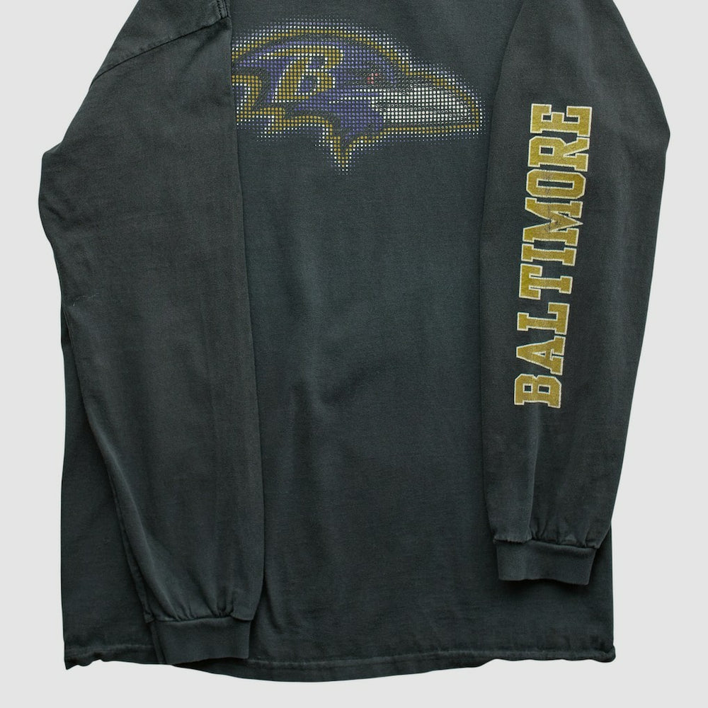 Baltimore Ravens NFL 2000s Long Sleeve T-shirt - Black Vintage - Fanatics