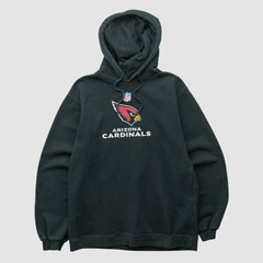 Arizona Cardinals Reebok 2000s Hooded Pullover Sweatshirt - Black Vintage - Fanatics